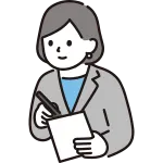 Business Person Female Taking Notes SVG Icon
